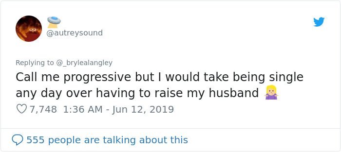 Woman Says She Was Raised To Take Care Of Her Husband, Gets Roasted With 14 Responses Woman Says She Was Raised To Take Care Of Her Husband, Gets Roasted With 14 Responses