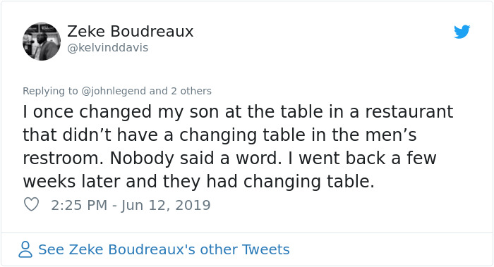 Inspired By Dad&rsquo;s Viral Photo, John Legend Helps Pampers Install 5,000 Changing Tables In Men&rsquo;s Restrooms