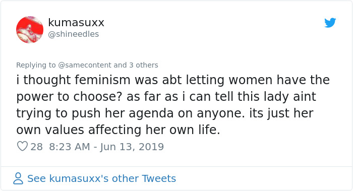 Woman Says She Was Raised To Take Care Of Her Husband, Gets Roasted With 14 Responses Woman Says She Was Raised To Take Care Of Her Husband, Gets Roasted With 14 Responses