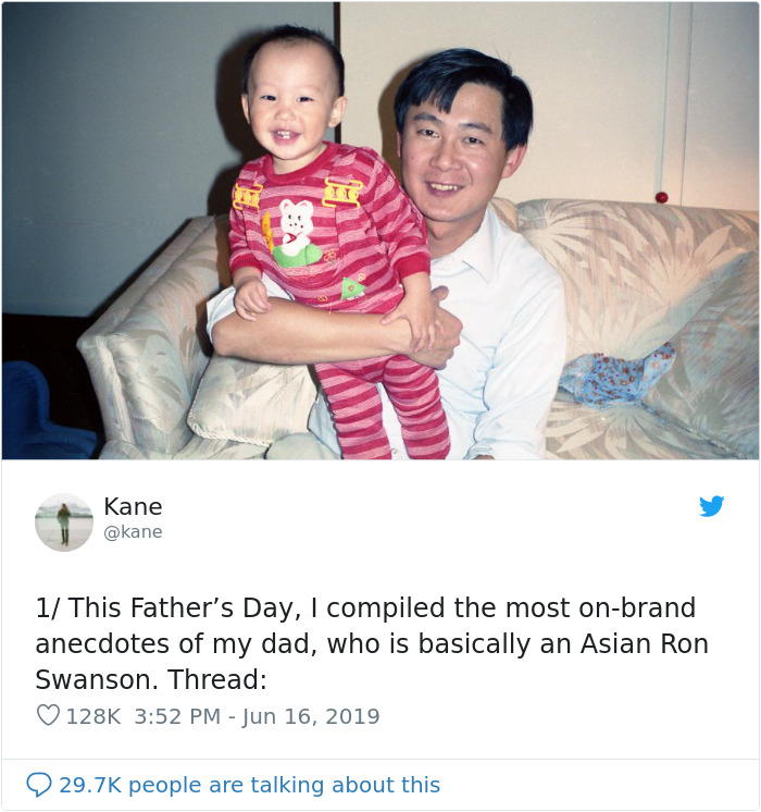 Guy Explains Why His Dad Is Basically An Asian Ron Swanson In 26 Hilariously Wholesome Examples