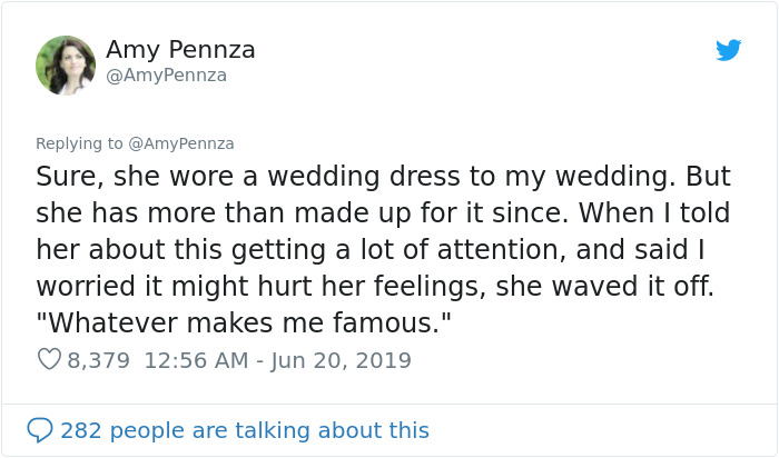 "My Mother-In-Law Wore A Wedding Dress To My Wedding" "My Mother-In-Law Wore A Wedding Dress To My Wedding"