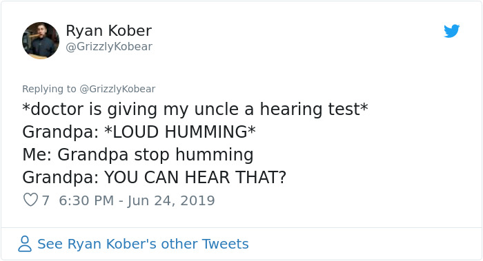 Guy Takes His Grandpa And Uncle To Get Their Hearing Aids Done, Tweets Hilarious Adventures On The Way Guy Takes His Grandpa And Uncle To Get Their Hearing Aids Done, Tweets Hilarious Adventures On The Way