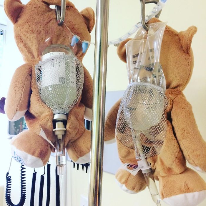 12-Year-Old Girl With Rare Disorder Creates Teddy Bears That Hide IV Bags For Other Young Patients 12-Year-Old Girl With Rare Disorder Creates Teddy Bears That Hide IV Bags For Other Young Patients