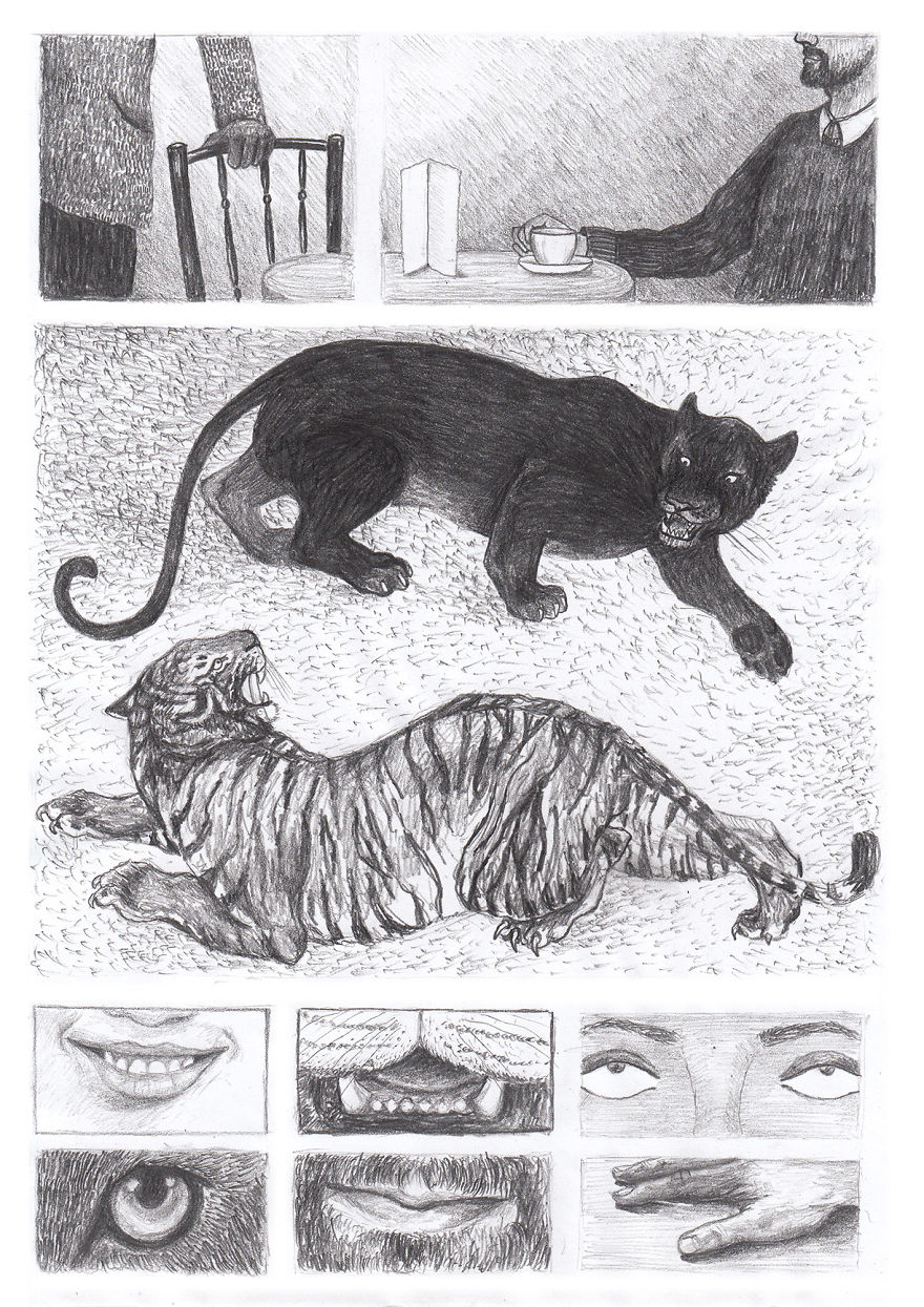 I Was Drawing A Mysterious Tiger Comics To Get My Life Back On Track After A Hard Breakup