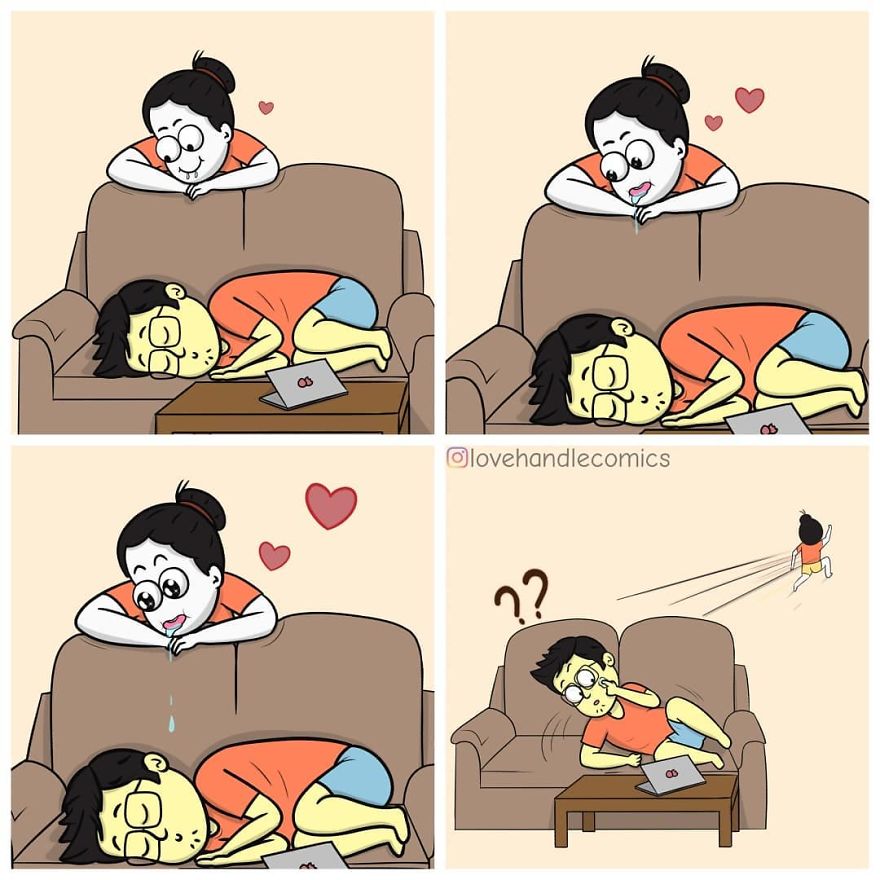 15 Goofy Comics That Show What It's Like Living With A Hyperactive Little Human