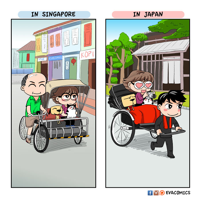 Dashing Rickshaw Pullers