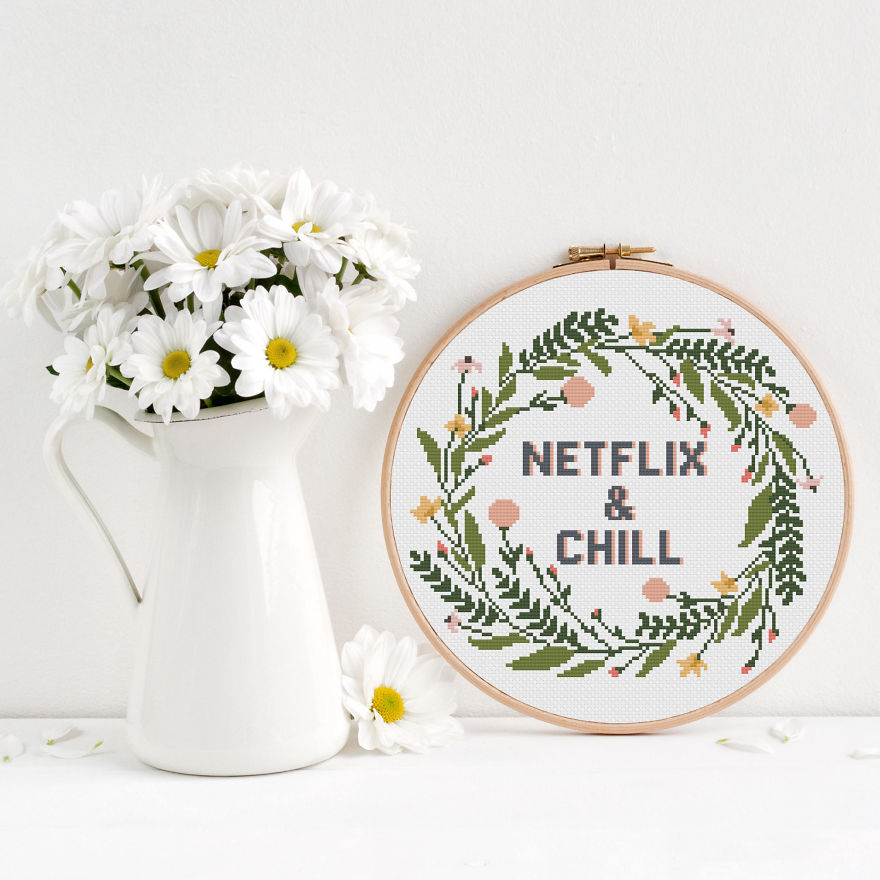 19 Modern Cross Stitches That Are Inappropriate But Fabulous! And Hilarious Too