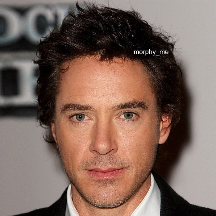 Robert Downey Jr. (Iron Man) And Benedict Cumberbatch (Doctor Strange)