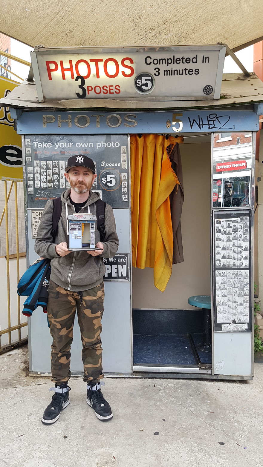 I Created A Miniature Photobooth Then Photographed It Using The Real One!