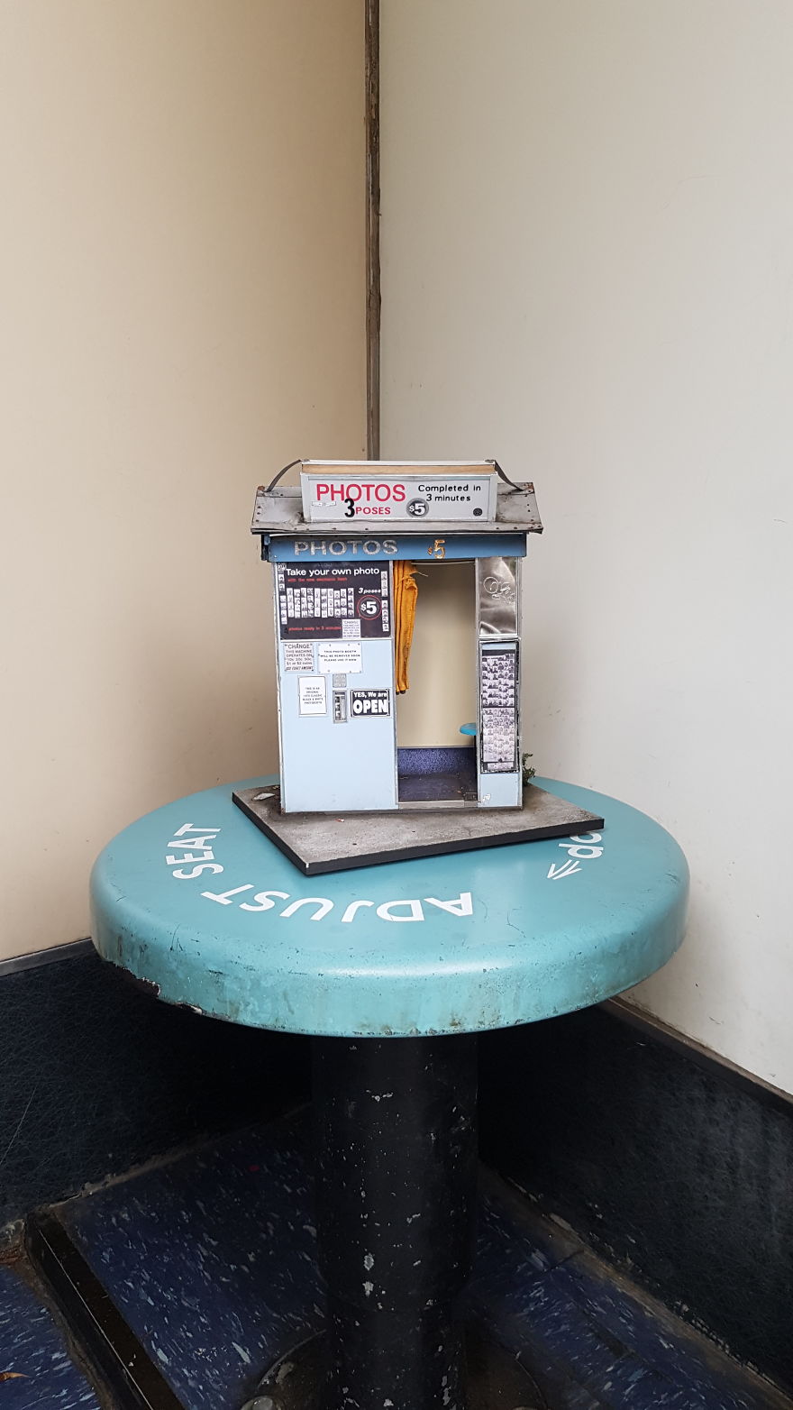 I Created A Miniature Photobooth Then Photographed It Using The Real One! I Created A Miniature Photobooth Then Photographed It Using The Real One!