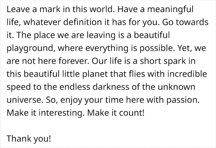 24-Year-Old Diagnosed With Terminal Cancer Lists The Things He Realized Are Truly Important In This Life