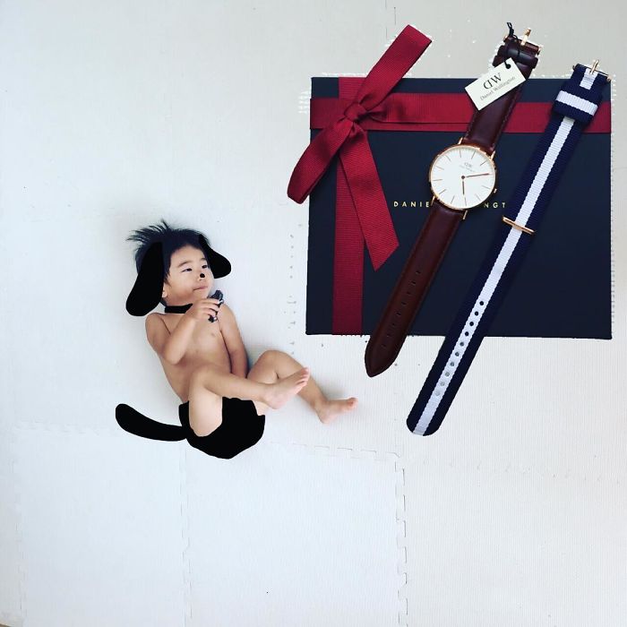 This Father Mixes Drawings And Photos To Create A Fantasy World For His Children