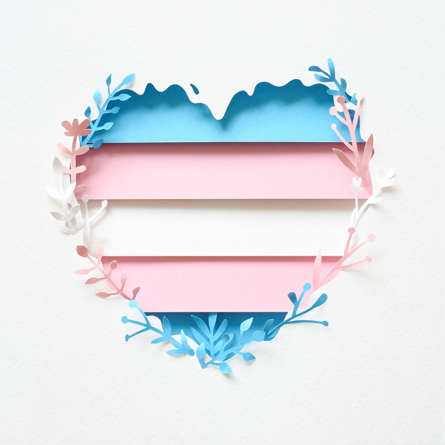 In Honor Of Pride Month, I Crafted 6 Paper LGBTQ+ Flags In Honor Of Pride Month, I Crafted 6 Paper LGBTQ+ Flags