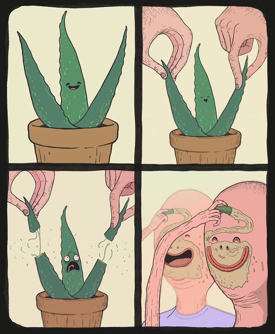 27 Shocking And Scary Comics From An American Artist Whose Ending Is Even Scarier Than The Beginning