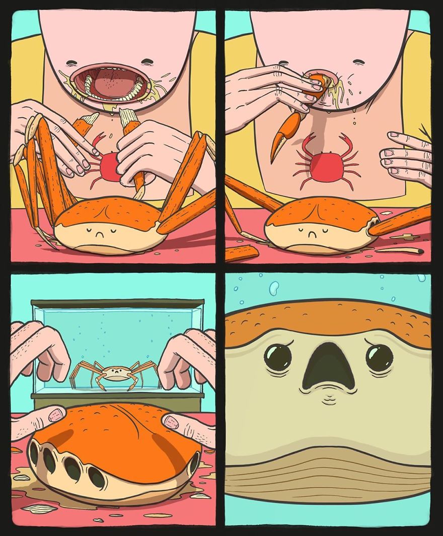 27 Shocking And Scary Comics From An American Artist Whose Ending Is Even Scarier Than The Beginning