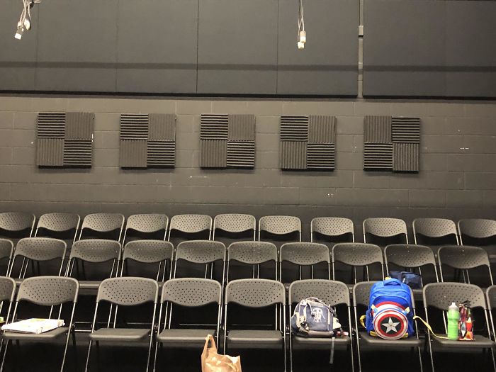 New Acoustic Foam Just Put Up In My School
