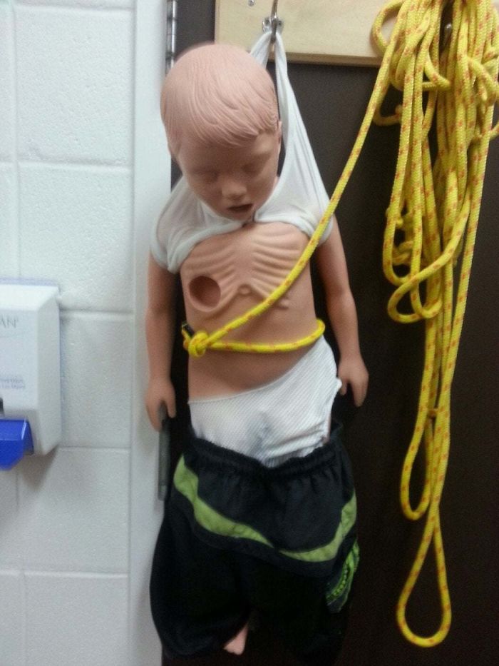 I Walked Into The Staff Locker Room When The Lights Were Off, Saw This... Shat My Pants