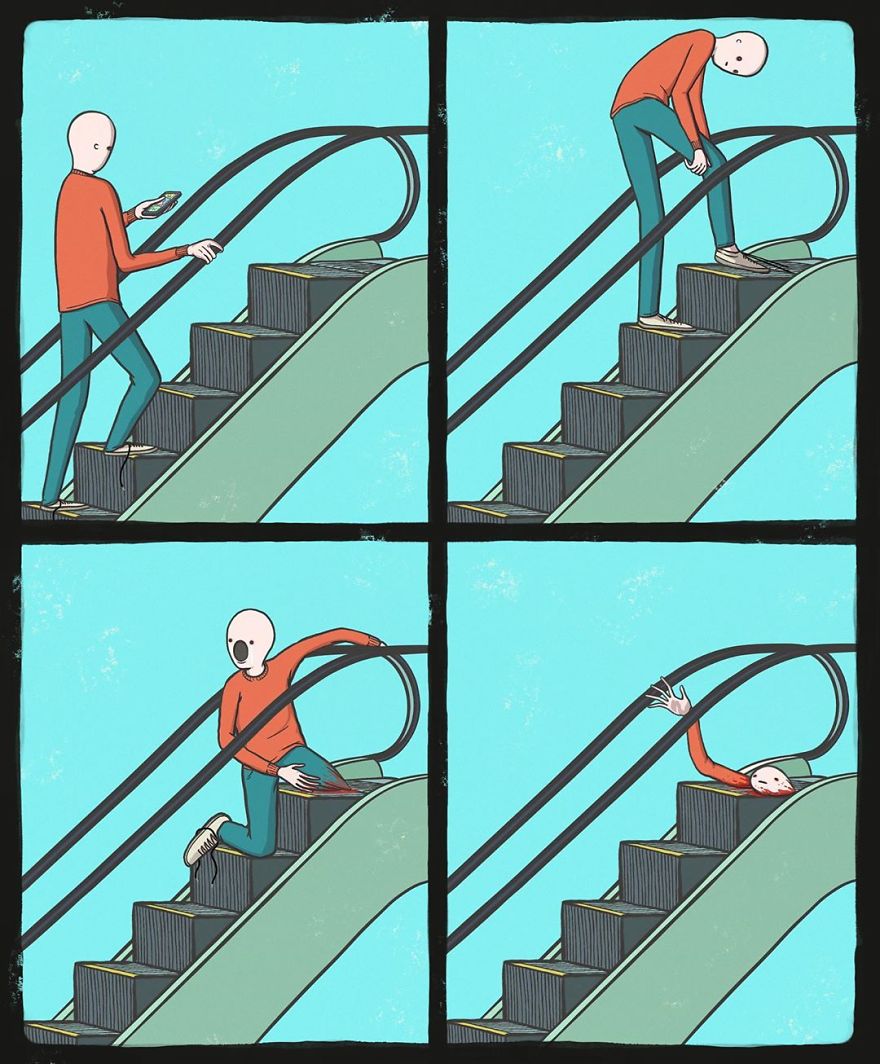 27 Shocking And Scary Comics From An American Artist Whose Ending Is Even Scarier Than The Beginning