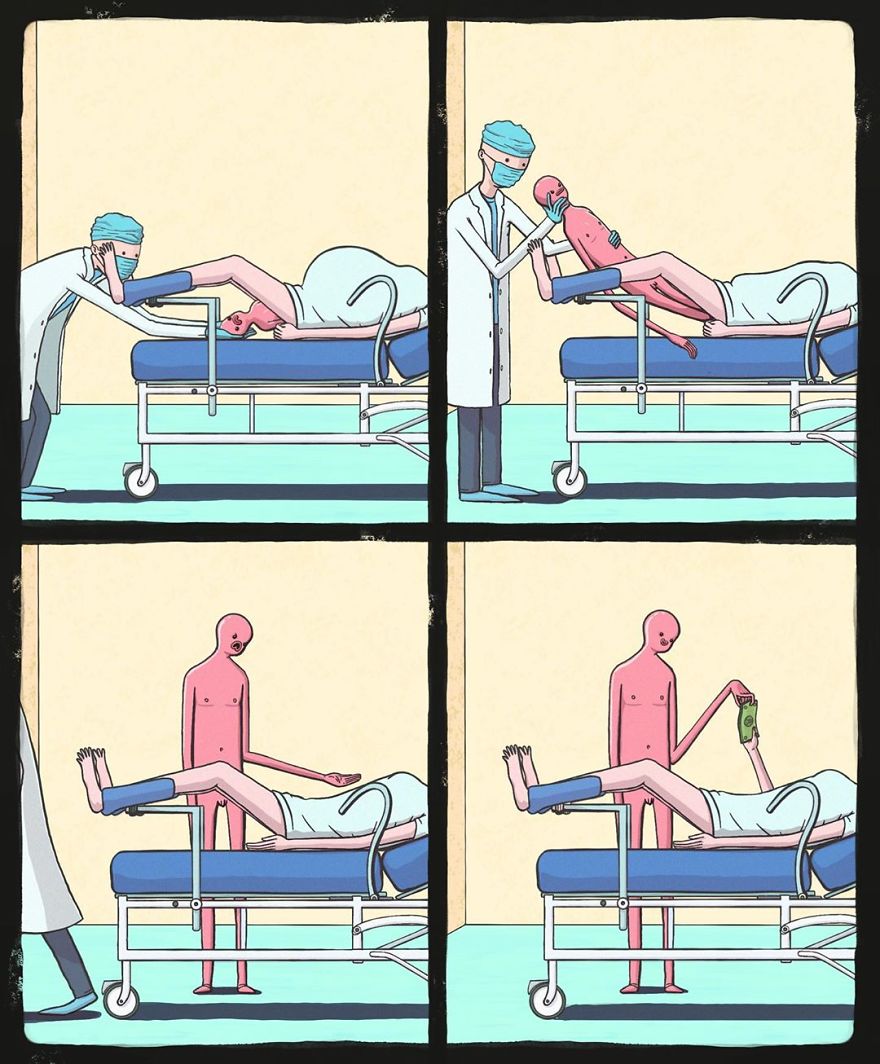 27 Shocking And Scary Comics From An American Artist Whose Ending Is Even Scarier Than The Beginning