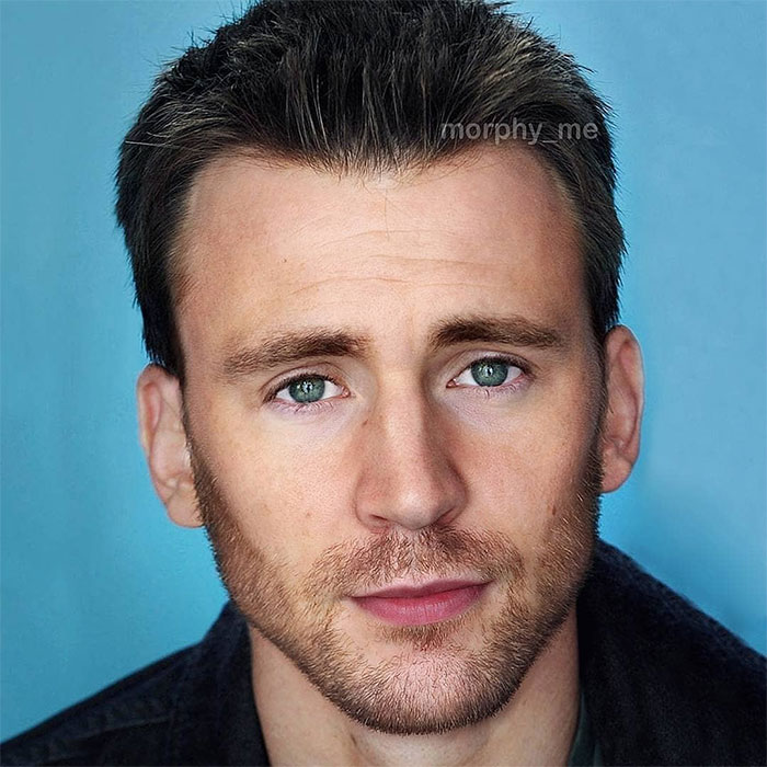 Chris Evans (Captain America) And Tom Hiddleston (Loki)