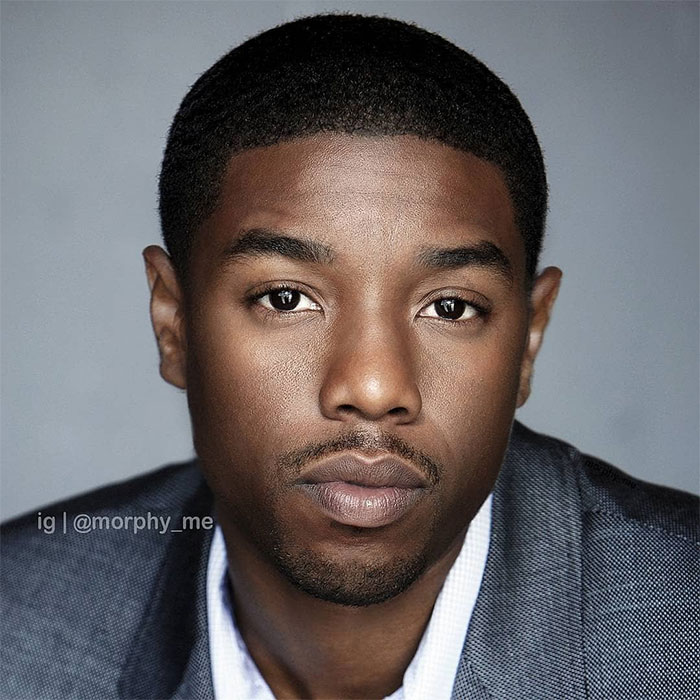 Chadwick Boseman (T'Challa/Black Panther) And Michael B. Jordan (N'Jadaka)