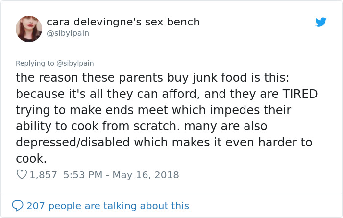 Woman That Grew Up Poor Shares The Harsh Reality Of Why Poorer Families Buy Junk Food