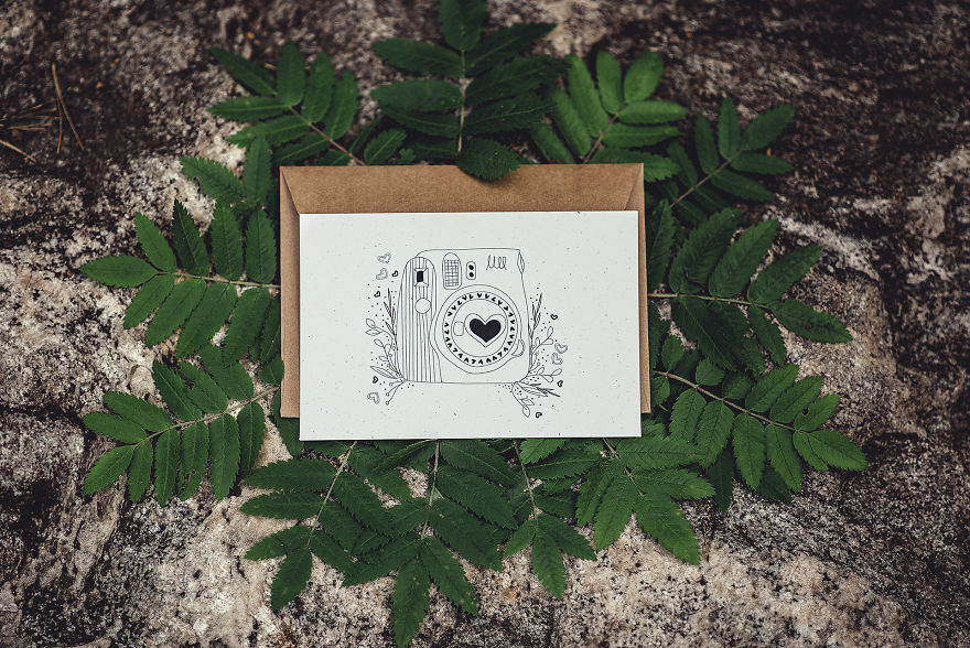 We Created Minimalist Love Postcards That Are Ideal For This Summer Weddings