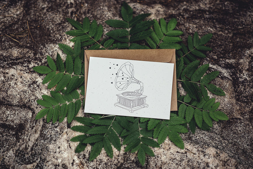 We Created Minimalist Love Postcards That Are Ideal For This Summer Weddings