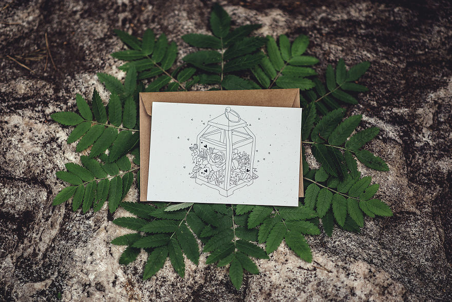 We Created Minimalist Love Postcards That Are Ideal For This Summer Weddings