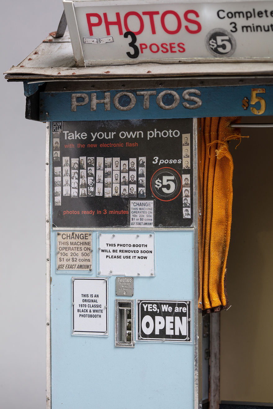 I Created A Miniature Photobooth Then Photographed It Using The Real One! I Created A Miniature Photobooth Then Photographed It Using The Real One!