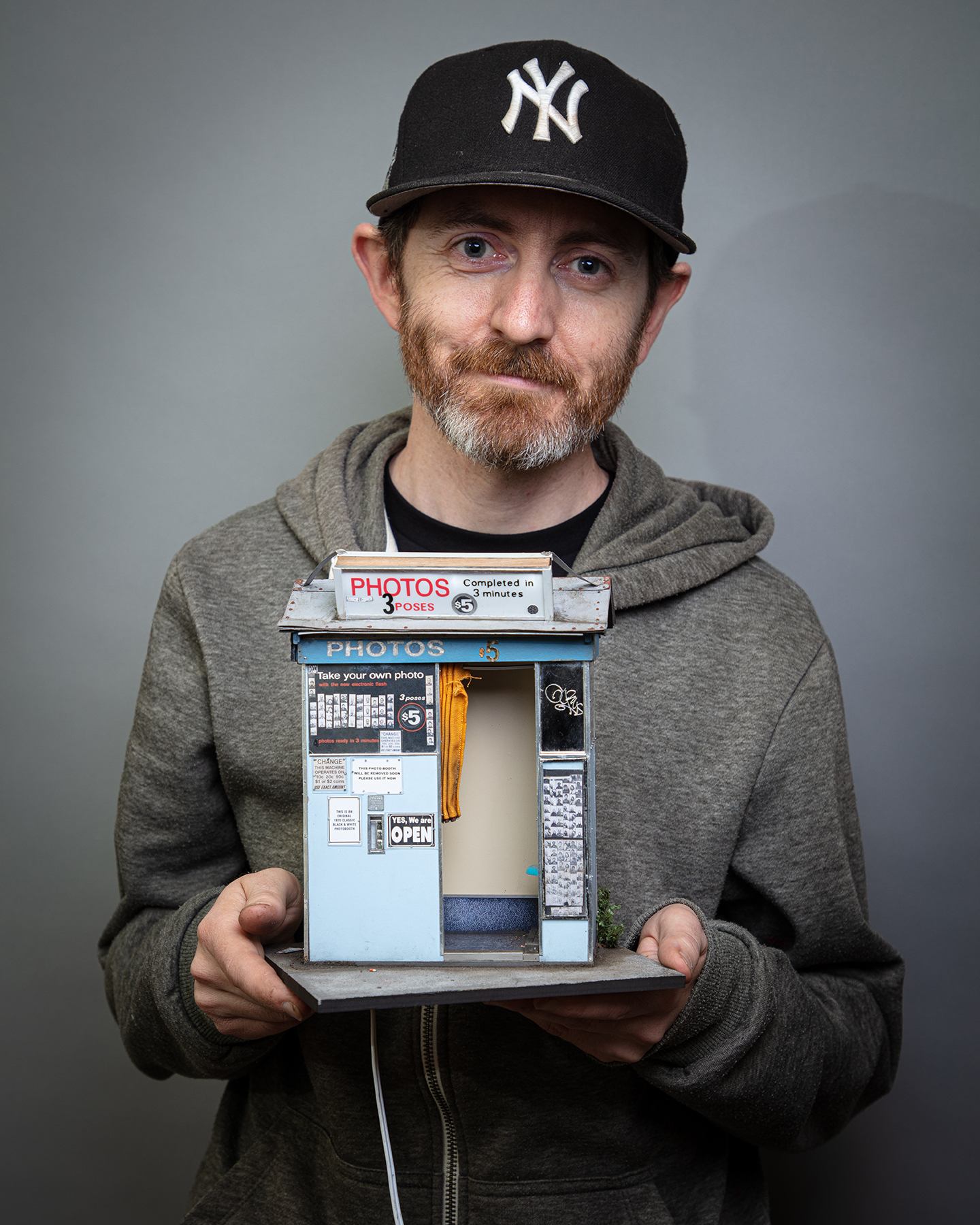 I Created A Miniature Photobooth Then Photographed It Using The Real One!