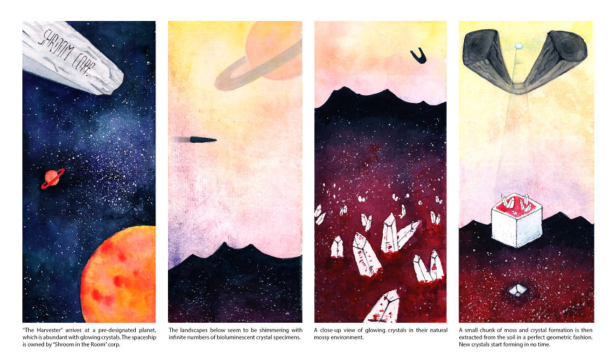 Our Crystal Lamps Look Like They're From Another Planet So We Imagined How We Harvest Them Our Crystal Lamps Look Like They're From Another Planet So We Imagined How We Harvest Them