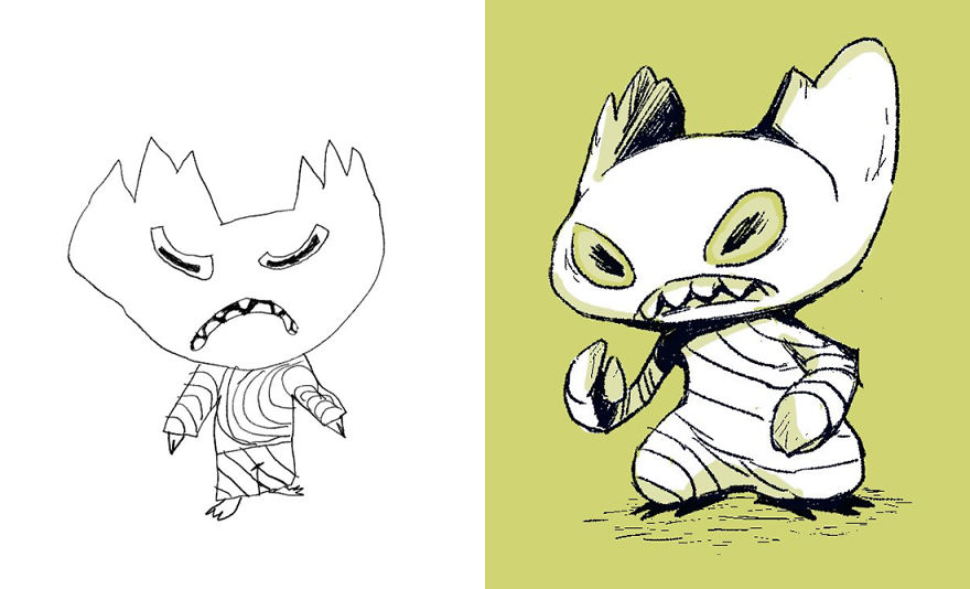 Artists From Around The World Have Drawn Hundreds Of Monsters Based On My Kids' Designs