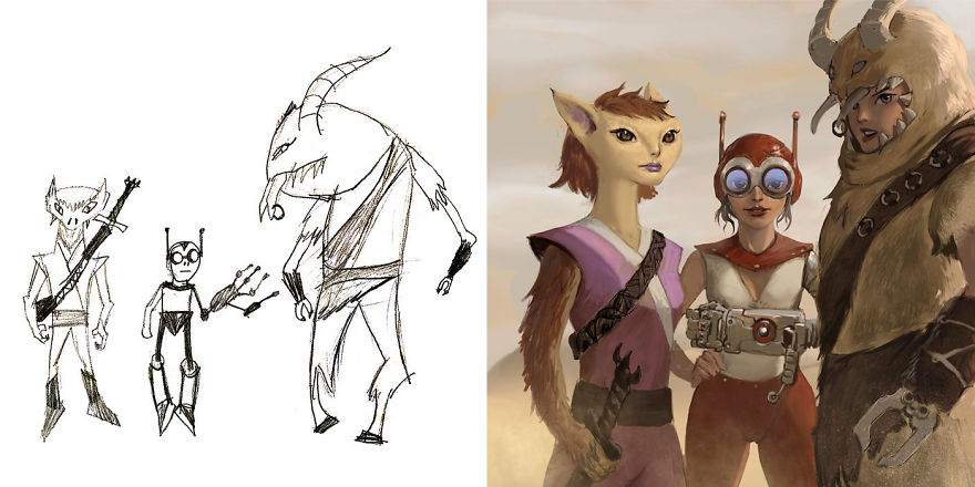 Artists From Around The World Have Drawn Hundreds Of Monsters Based On My Kids' Designs