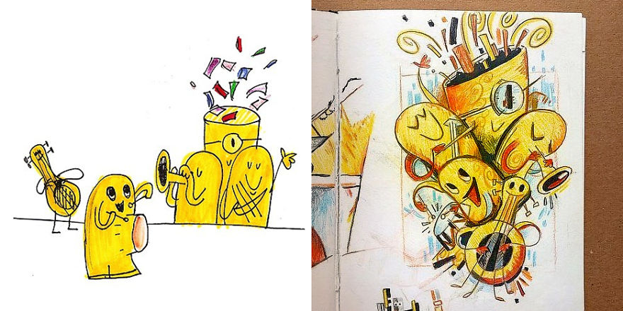 Artists From Around The World Have Drawn Hundreds Of Monsters Based On My Kids' Designs