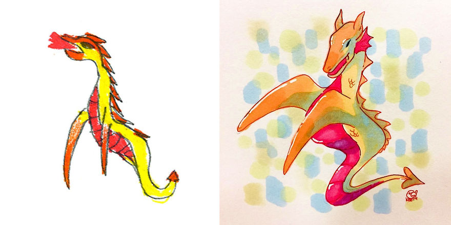 Artists From Around The World Have Drawn Hundreds Of Monsters Based On My Kids' Designs