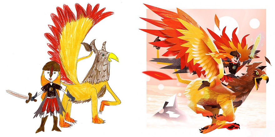 Artists From Around The World Have Drawn Hundreds Of Monsters Based On My Kids' Designs