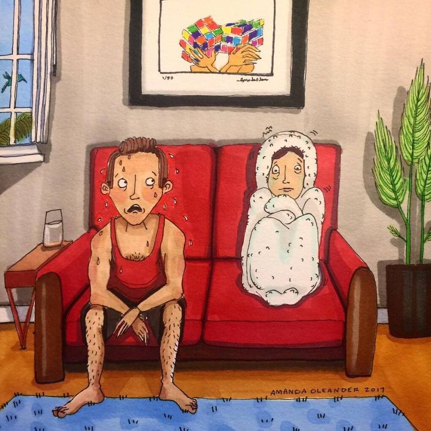 Artist Shows How Passionate Couples Behave When Nobody Sees Them (New Pics)