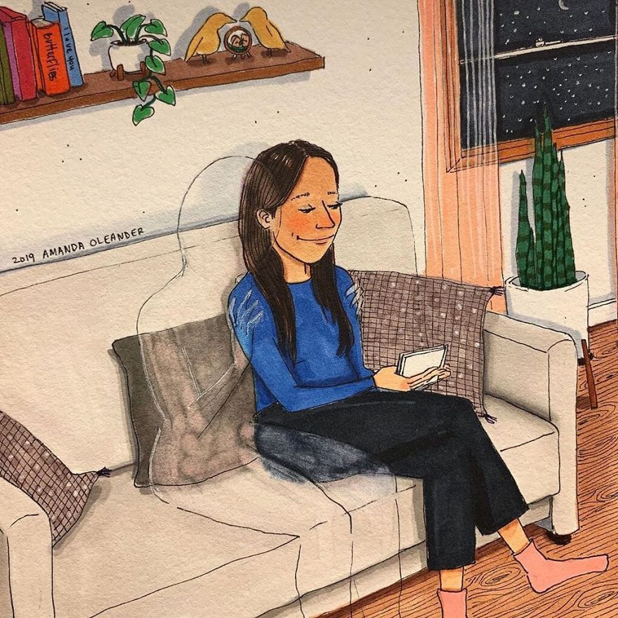 Artist Shows How Passionate Couples Behave When Nobody Sees Them (New Pics)