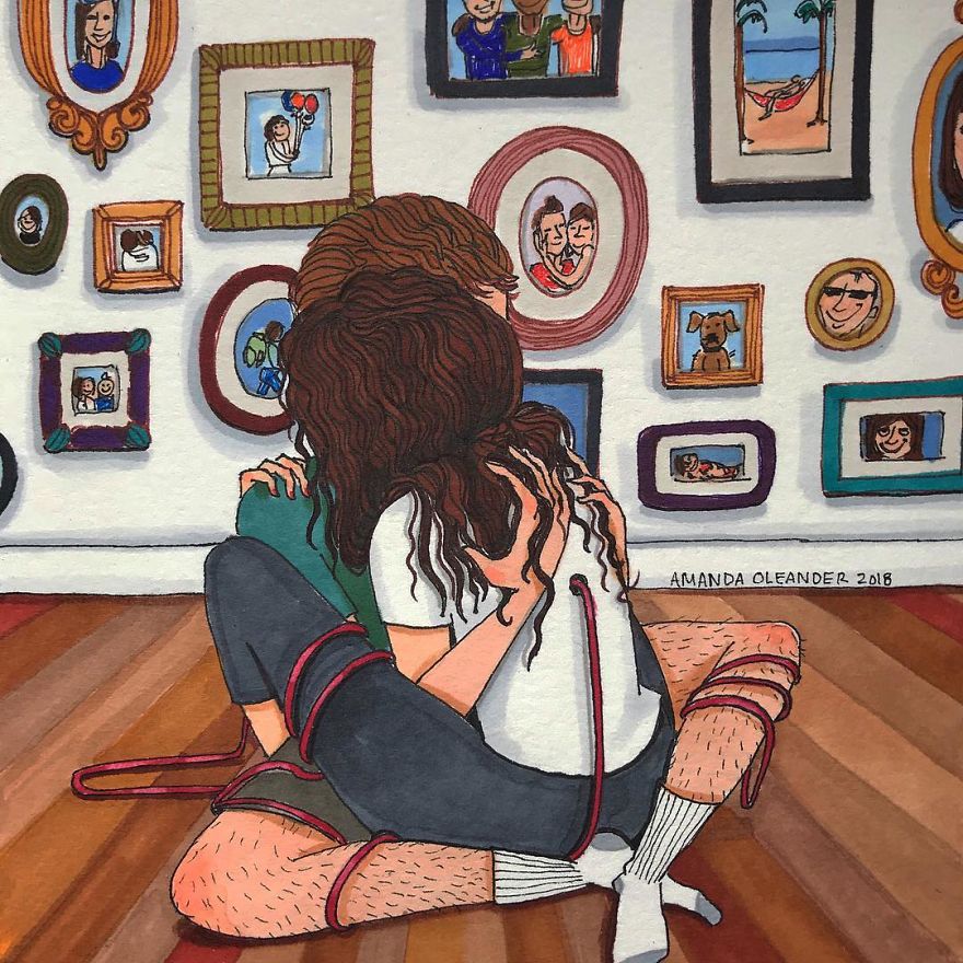 Artist Shows How Passionate Couples Behave When Nobody Sees Them (New Pics)