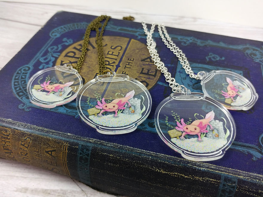 Axolotl In A Fishbowl