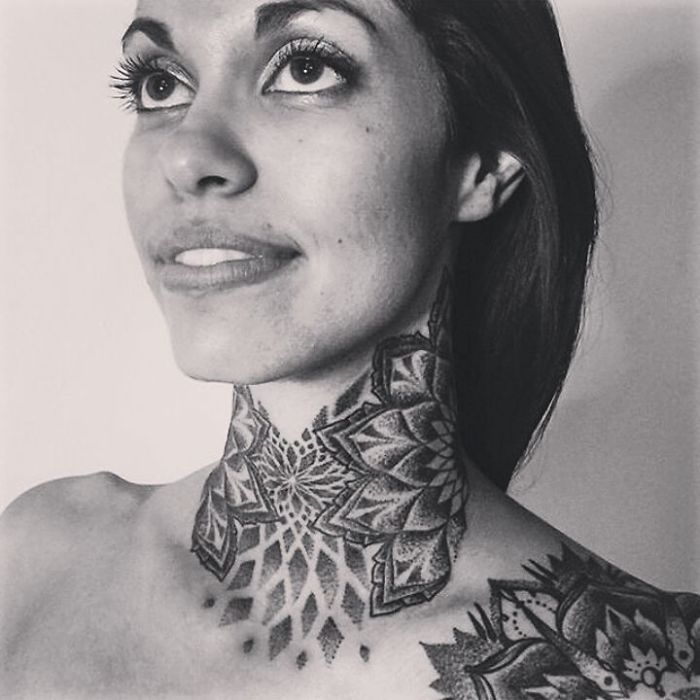 Neck Tattoo