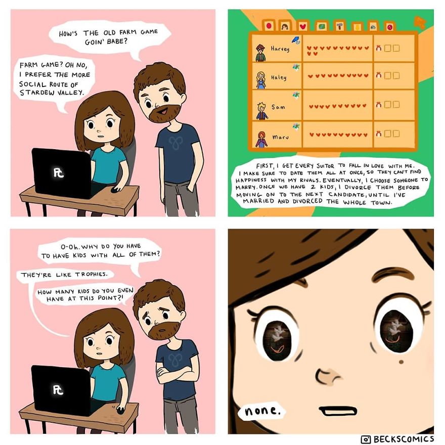 Becks Comics Is Living Her Dream Of Making A Webcomic, Even If It's Not Perfect (17 Comics)