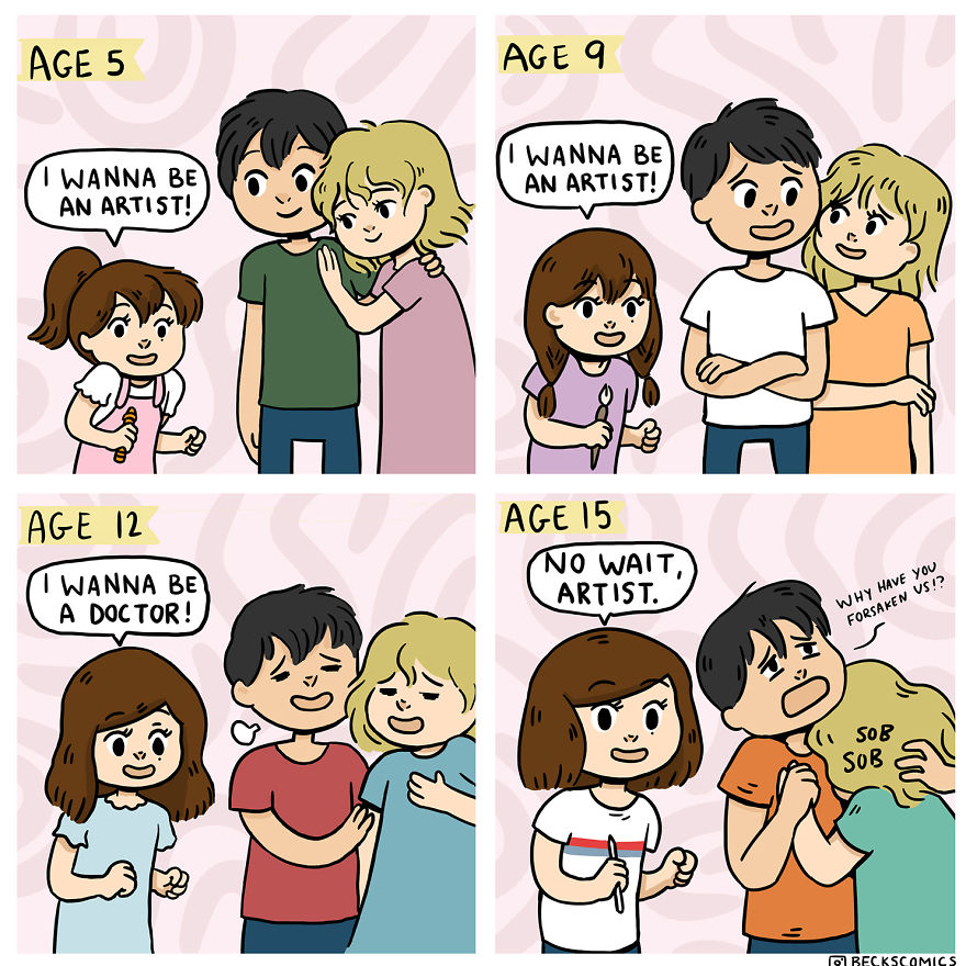 Becks Comics Is Living Her Dream Of Making A Webcomic, Even If It's Not Perfect (17 Comics)