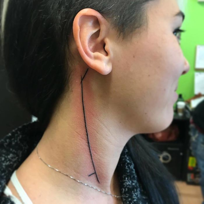 Neck Tattoo