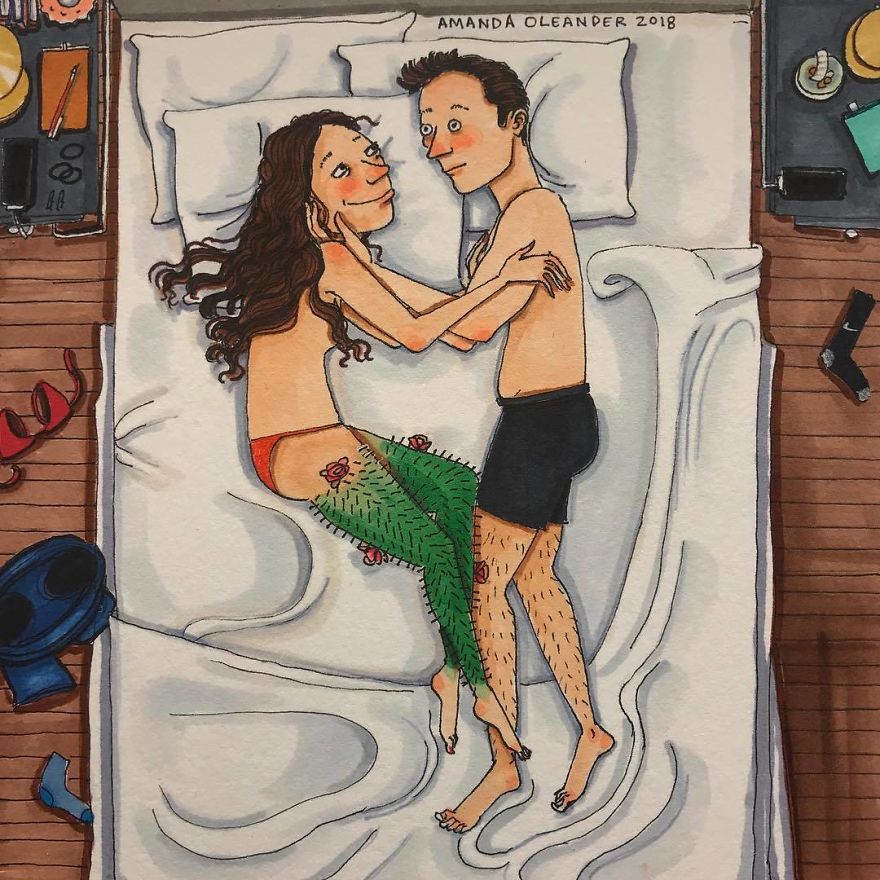 Artist Shows How Passionate Couples Behave When Nobody Sees Them (New Pics)