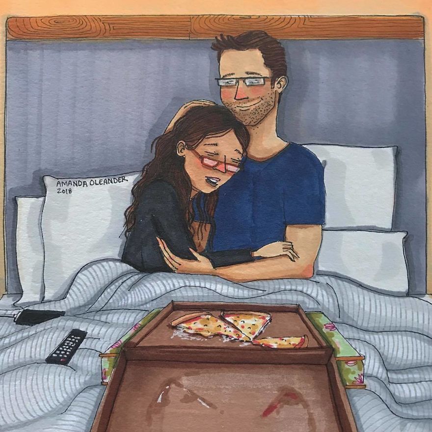 Artist Shows How Passionate Couples Behave When Nobody Sees Them (New Pics)