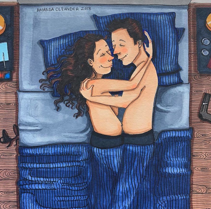 Artist Shows How Passionate Couples Behave When Nobody Sees Them (New Pics)