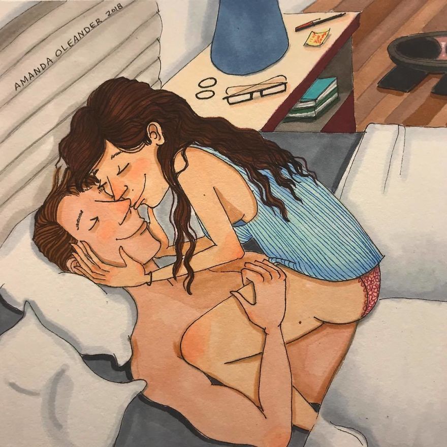Artist Shows How Passionate Couples Behave When Nobody Sees Them (New Pics)