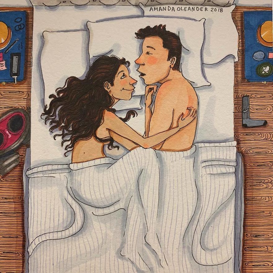 Artist Shows How Passionate Couples Behave When Nobody Sees Them (New Pics)